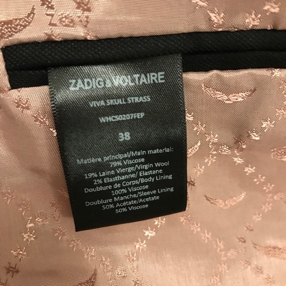 Zadig & Voltaire skull jacket - Picture 7 of 8